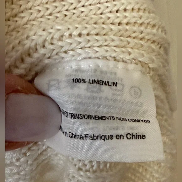 Tory Burch Linen Sweater Size M - Picture 6 of 8